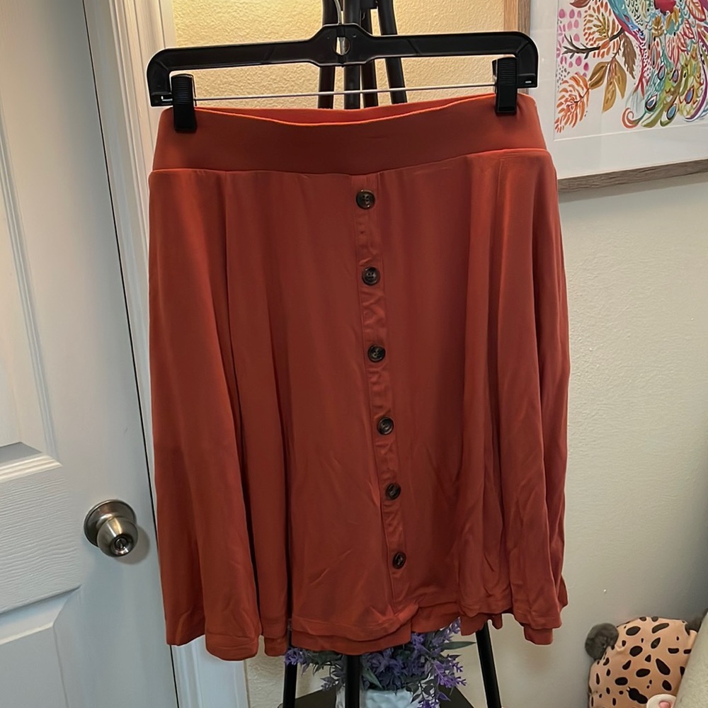 Torrid Super Soft Mini Skirt in Rust